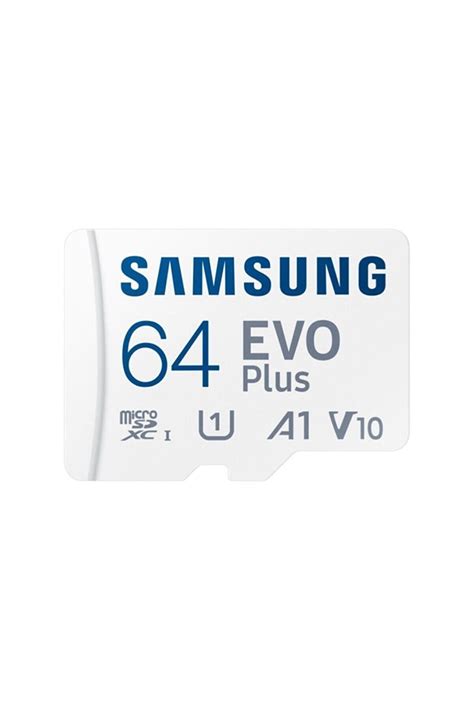 Samsung evo plus 64gb microsd hafıza kartı mb mc64ga tr